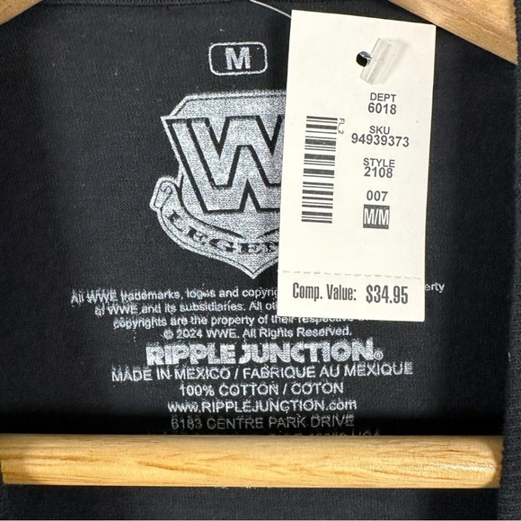 WWE Undertaker Graphic Tee Tshirt Official Wrestling Mens Black Size Medium NWT - Picture 5 of 7